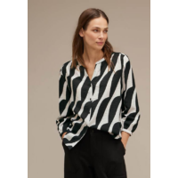 Kép 1/2 - Printed splitneck blouse w aer