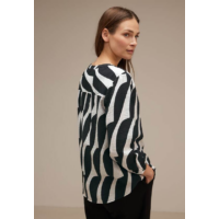 Kép 2/2 - Printed splitneck blouse w aer