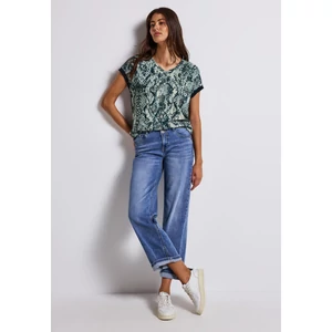 Kép 4/6 - Ing - LTD QR printed mat-mix v-neck 2507