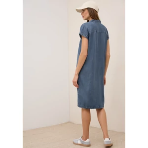 Kép 3/6 - Ruha - Denim Look Lyocell Dress 2506