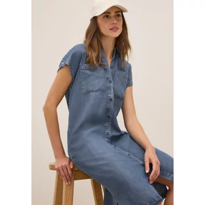 Kép 1/6 - Ruha - Denim Look Lyocell Dress 2506