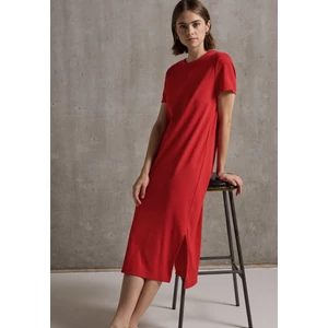Kép 4/6 - Ruha - T-Shirt Rib Dress_solid 2506