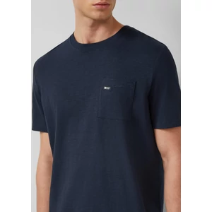 Kép 5/7 - T-shirt in flame yarn structure with breast pocket