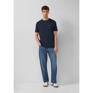 Kép 3/7 - T-shirt in flame yarn structure with breast pocket