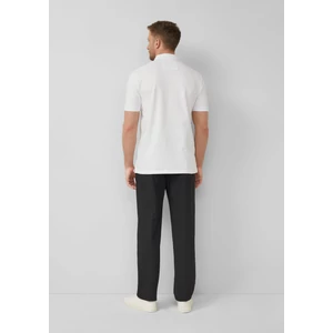 Kép 4/8 - Polo shirt in stretch cotton blend piqué