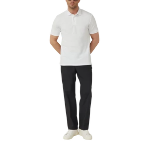 Kép 6/8 - Polo shirt in stretch cotton blend piqué