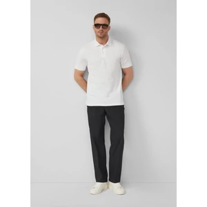 Kép 3/8 - Polo shirt in stretch cotton blend piqué