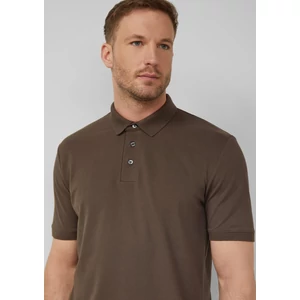 Kép 5/8 - Polo shirt in stretch cotton blend piqué