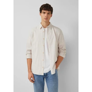 Kép 8/8 - Regular fit: linen blend shirt with stripes
