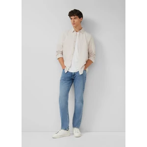 Kép 3/8 - Regular fit: linen blend shirt with stripes