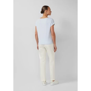 Kép 4/7 - Blouse shirt with bateau neckline and tie detail