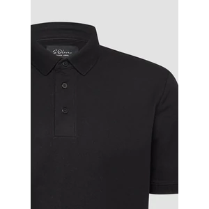 Kép 8/8 - Polo shirt in stretch cotton blend piqué