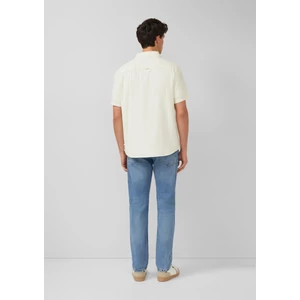 Kép 4/8 - Regular fit: short-sleeved shirt with textured stripes