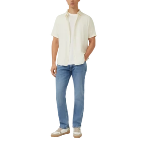 Kép 6/8 - Regular fit: short-sleeved shirt with textured stripes