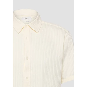 Kép 8/8 - Regular fit: short-sleeved shirt with textured stripes