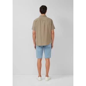 Kép 4/7 - Regular fit: short-sleeved shirt with textured stripes