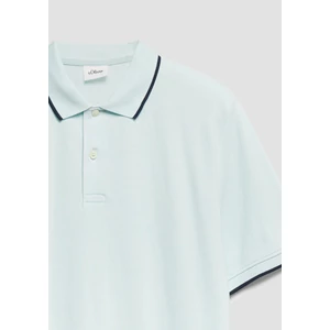 Kép 3/3 - Piqué polo shirt with contrasting details