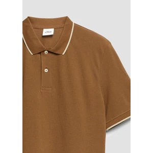 Kép 3/3 - Piqué polo shirt with contrasting details