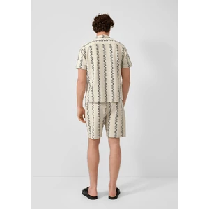 Kép 4/6 - Resort fit: patterned crochet shirt