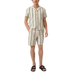 Kép 6/6 - Resort fit: patterned crochet shirt