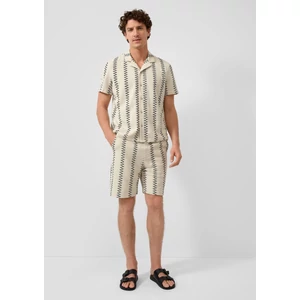 Kép 3/6 - Resort fit: patterned crochet shirt