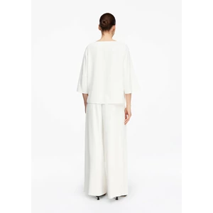 Kép 4/8 - Flowing trousers with pleat details