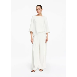Kép 1/8 - Flowing trousers with pleat details