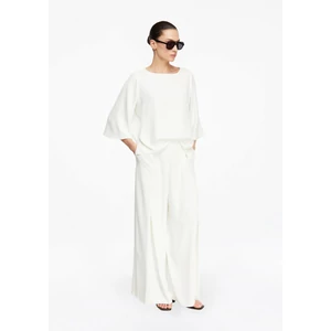 Kép 3/8 - Flowing trousers with pleat details