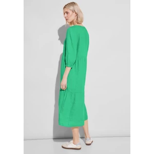 Kép 2/4 - OTLT LS_solid Linen Midi Ethno Dres 2404 SLE06