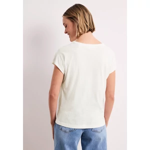 Kép 2/7 - Ing - partprint shirt w.dropped shou - 2604