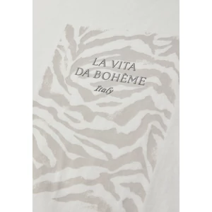 Kép 5/7 - Ing - partprint shirt w.dropped shou - 2604