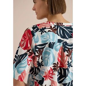 Kép 7/7 - Blúz - AOP Split Neck Blouse - 2606