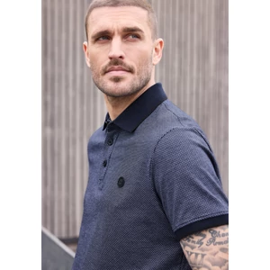 Kép 6/6 - Póló - jacquard T-Shirt Polo - 2606