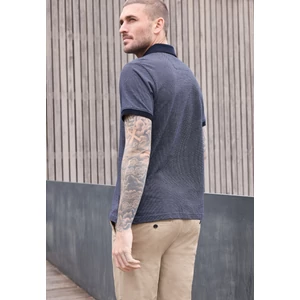 Kép 2/6 - Póló - jacquard T-Shirt Polo - 2606