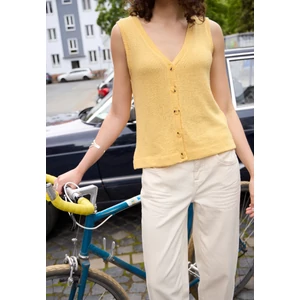Kép 6/6 - Póló - Studio_Knit look vest - 2606