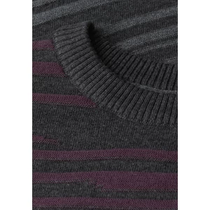 Kép 6/6 - Pulóver - Structured stripe pullover 2510