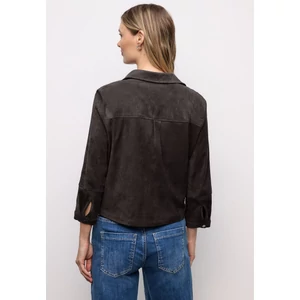 Kép 3/6 - Blúz - Velours shirtcollar blouse w p 2512