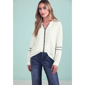 Kép 4/6 - Blúz - Tunic blouse w piping details 2601