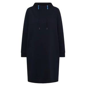 Kép 5/6 - Ruha - Solid Funnel Neck Dress 2601