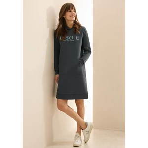 Kép 1/6 - Ruha - Hoody Dress with Embroidery 2503