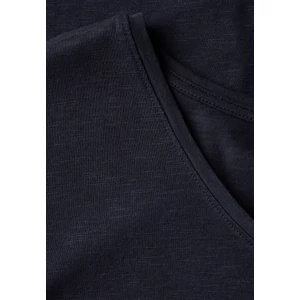 Kép 6/6 - Póló - QR_Studio_v-neck jersey slub s 2505