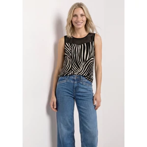 Kép 6/6 - Ing - printed top w.mesh yoke - 2606
