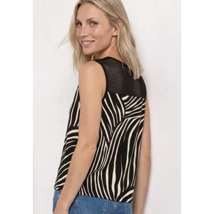 Kép 2/6 - Ing - printed top w.mesh yoke - 2606