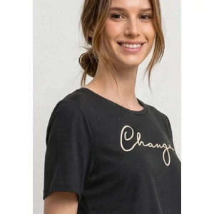 Kép 6/6 - Ing - shirt w.puff print wording - 2606