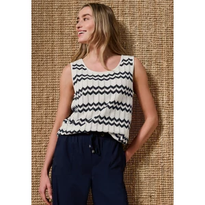 Kép 1/6 - Pulóver - bi-colored zig-zag top - 2607
