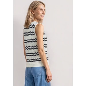 Kép 2/6 - Pulóver - bi-colored zig-zag top - 2607