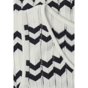 Kép 5/6 - Pulóver - bi-colored zig-zag top - 2607