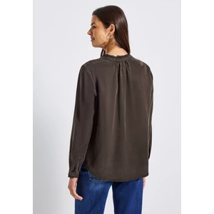 Kép 3/6 - Blúz - Washed tunic blouse w frill de 2507