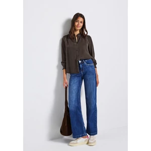 Kép 4/6 - Blúz - Washed tunic blouse w frill de 2507