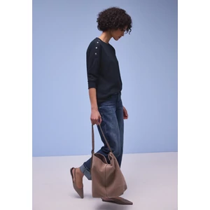 Kép 4/6 - Ing - knit look shirt w.deco buttons 2602